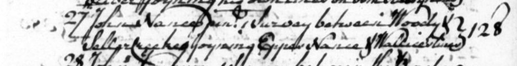 John
Nance survey 1738